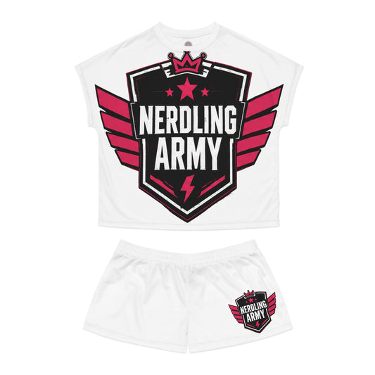 Nerdling Army Women's Pajama Set | Official Comics And... Sleep Set | Geek Pajamas | Nerd Lounge Set | Matching Comic Fan PJs
