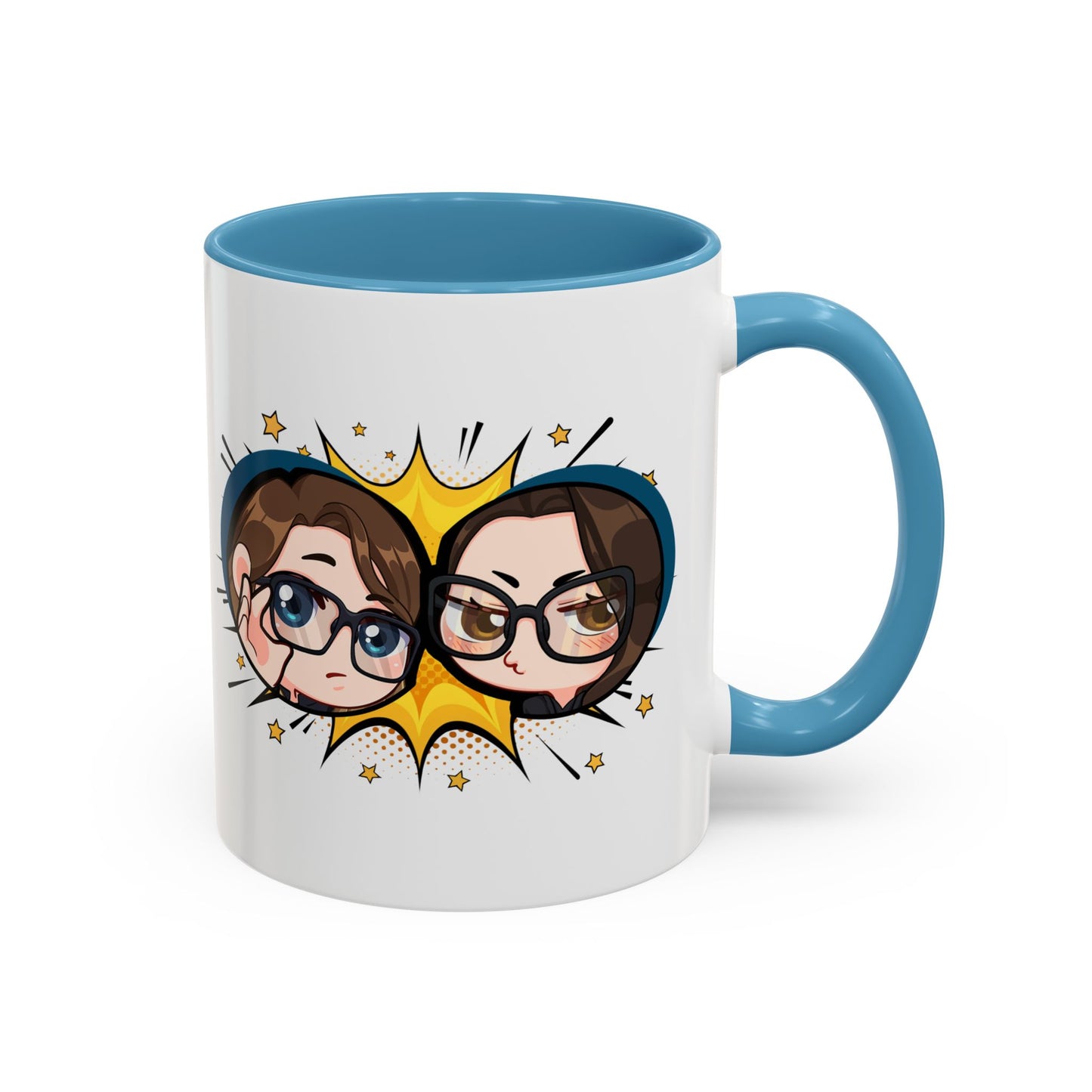 Plotholes & Payoffs Chibi Logo Ceramic Accent Mug