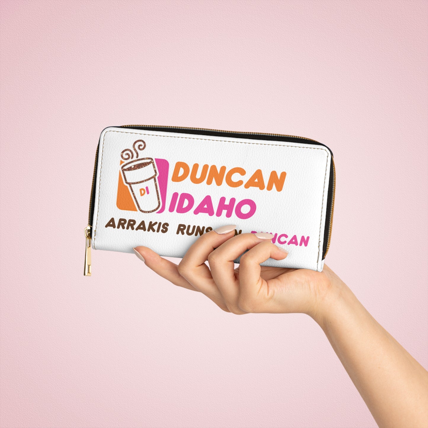 Zipper Wallet, Frank Herbert's DUNE Inspired, Duncan Idaho Character, Gift for Sci-Fi Fans, DUNE Merch, Card Holder, Coin Purse