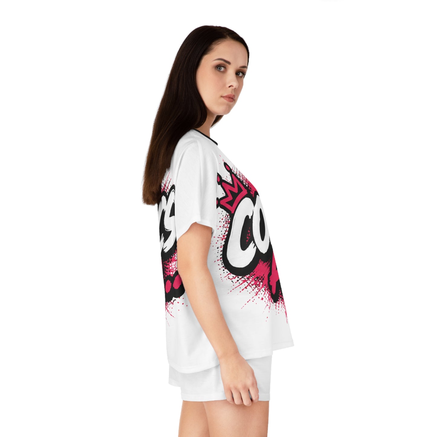 Official Comics And... Women's Pajama Set | Comic Book Sleepwear | Geek Lounge Set | Pop Culture Pajamas | Nerd Gift