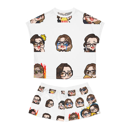 Plot Holes & Payoffs Chibi Women's Pajama Set | Official Comics And... Sleepwear | Cute Geek Pajamas | Podcast Merch | Pop Culture Lounge Set