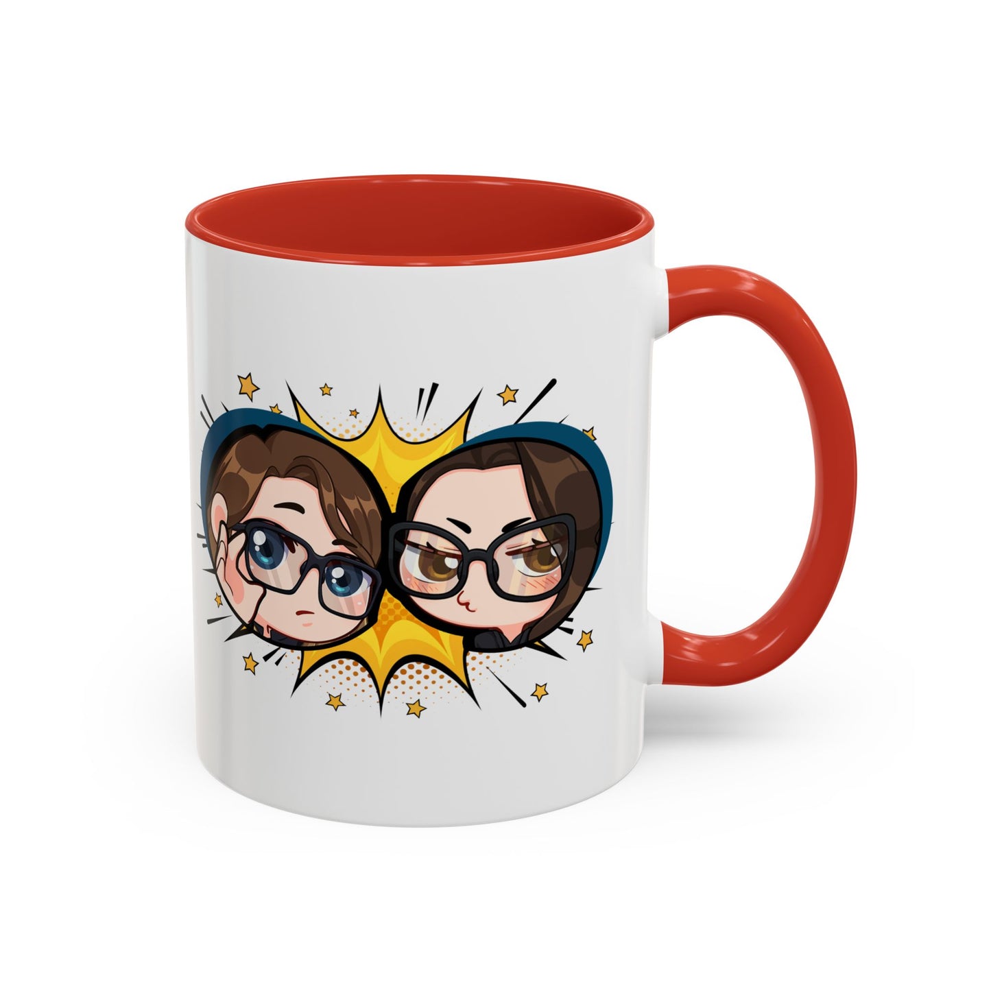 Plotholes & Payoffs Chibi Logo Ceramic Accent Mug
