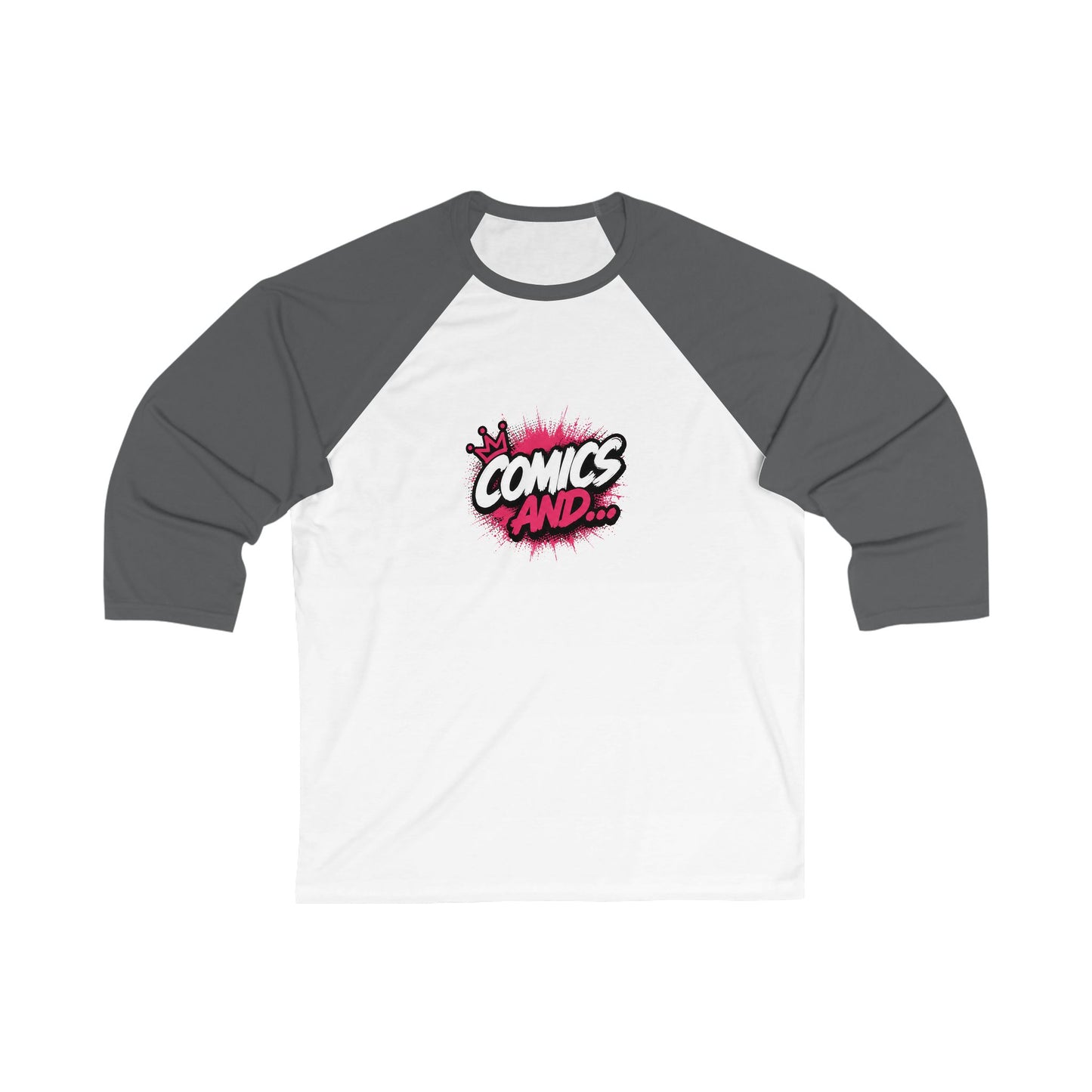 Official Comics And... Baseball Tee | Retro Comic Book Raglan Shirt | Geek Apparel | Comic Fan Shirt | Nerd Gift