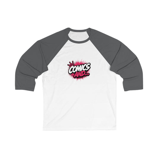 Official Comics And... Baseball Tee | Retro Comic Book Raglan Shirt | Geek Apparel | Comic Fan Shirt | Nerd Gift