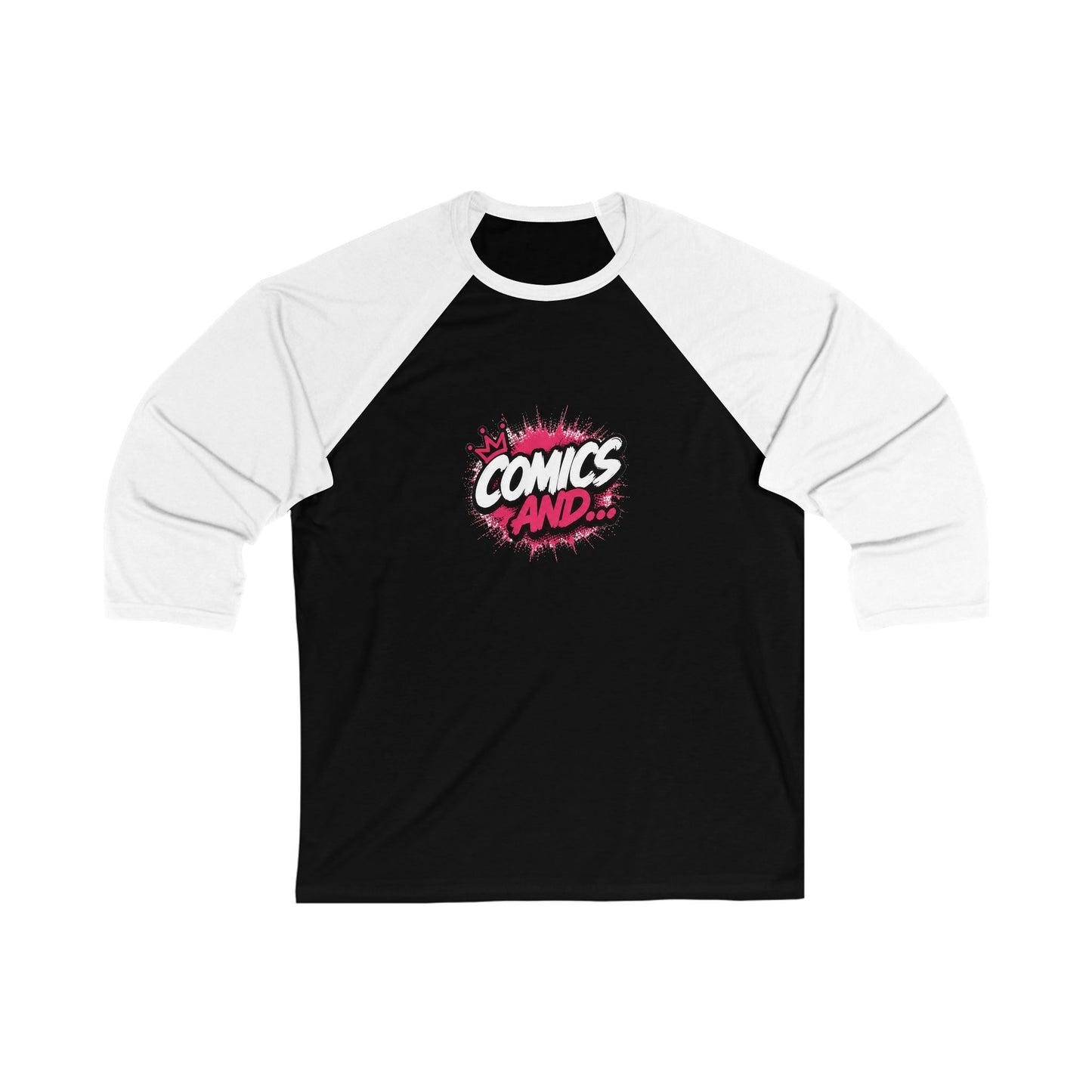 Official Comics And... Baseball Tee | Retro Comic Book Raglan Shirt | Geek Apparel | Comic Fan Shirt | Nerd Gift
