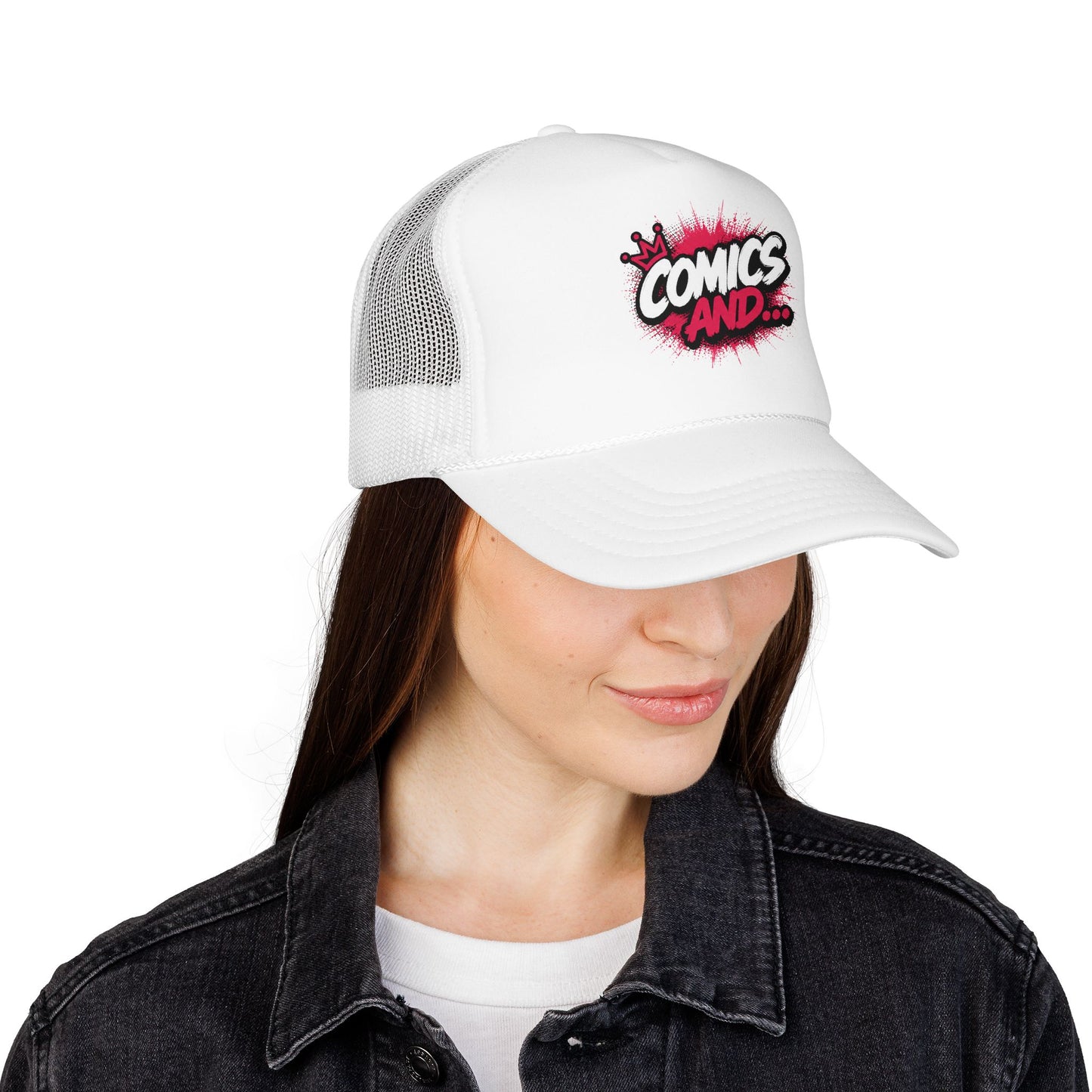Comics And... Classic Trucker Hat | Official Comics And Logo Cap | Comic Book Fan Snapback | Geek Apparel