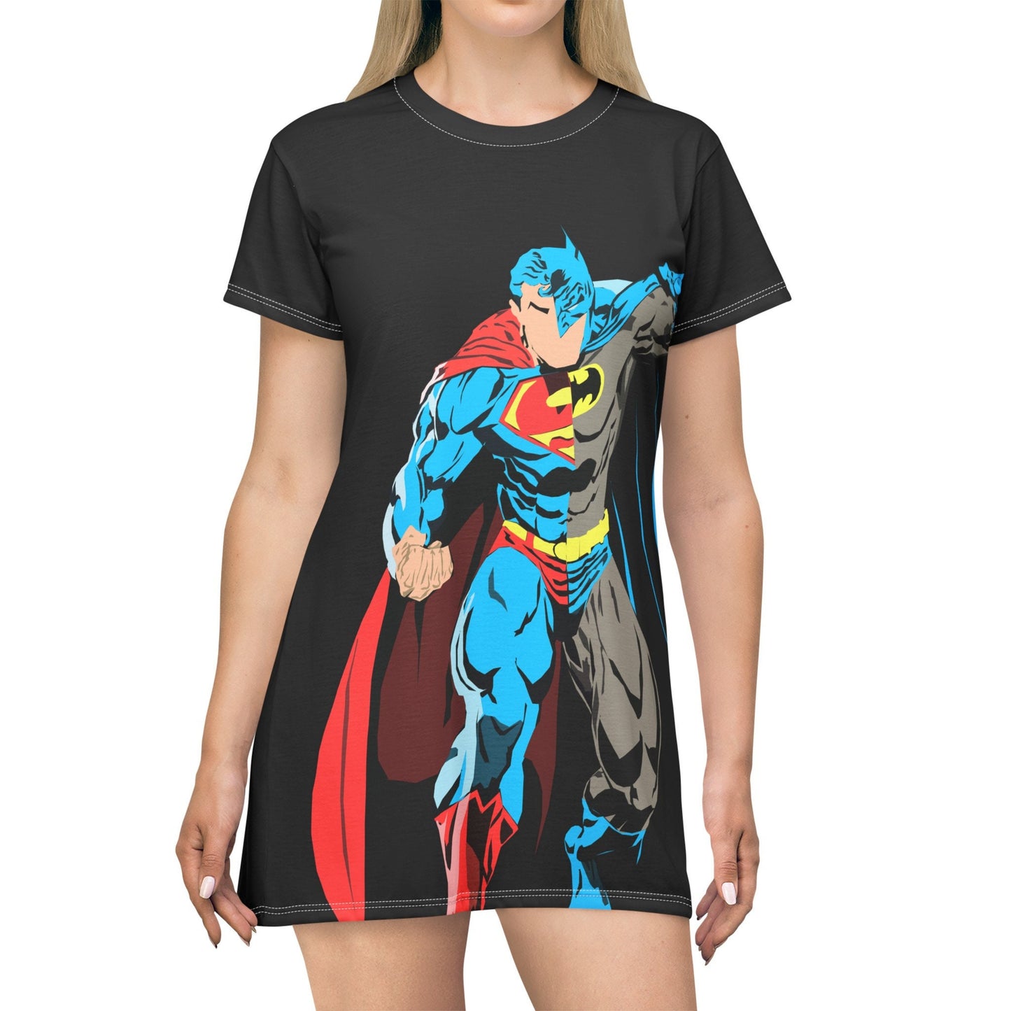 Composite Superman T-Shirt Dress (AOP)