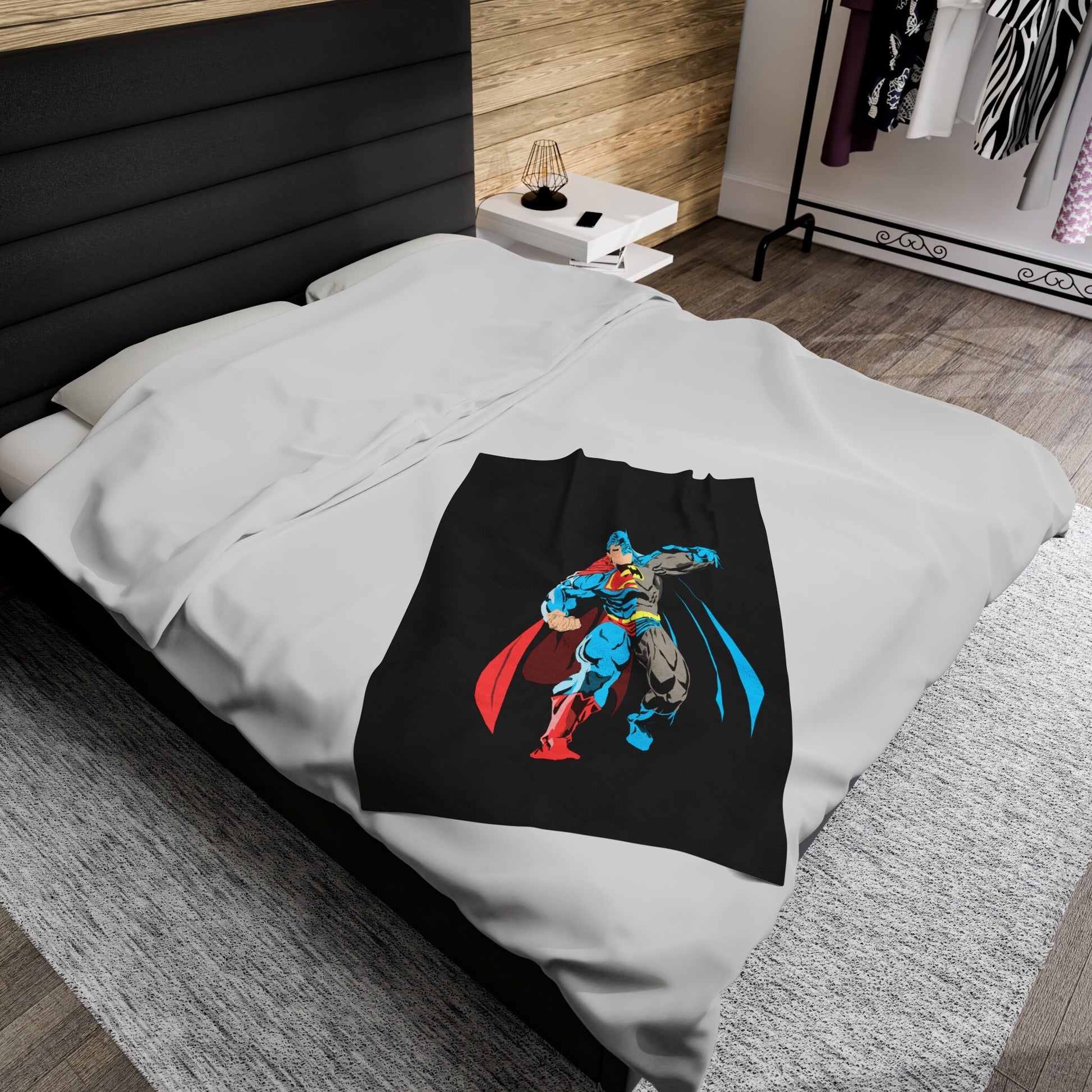 Composite Superman Velveteen Plush Blanket