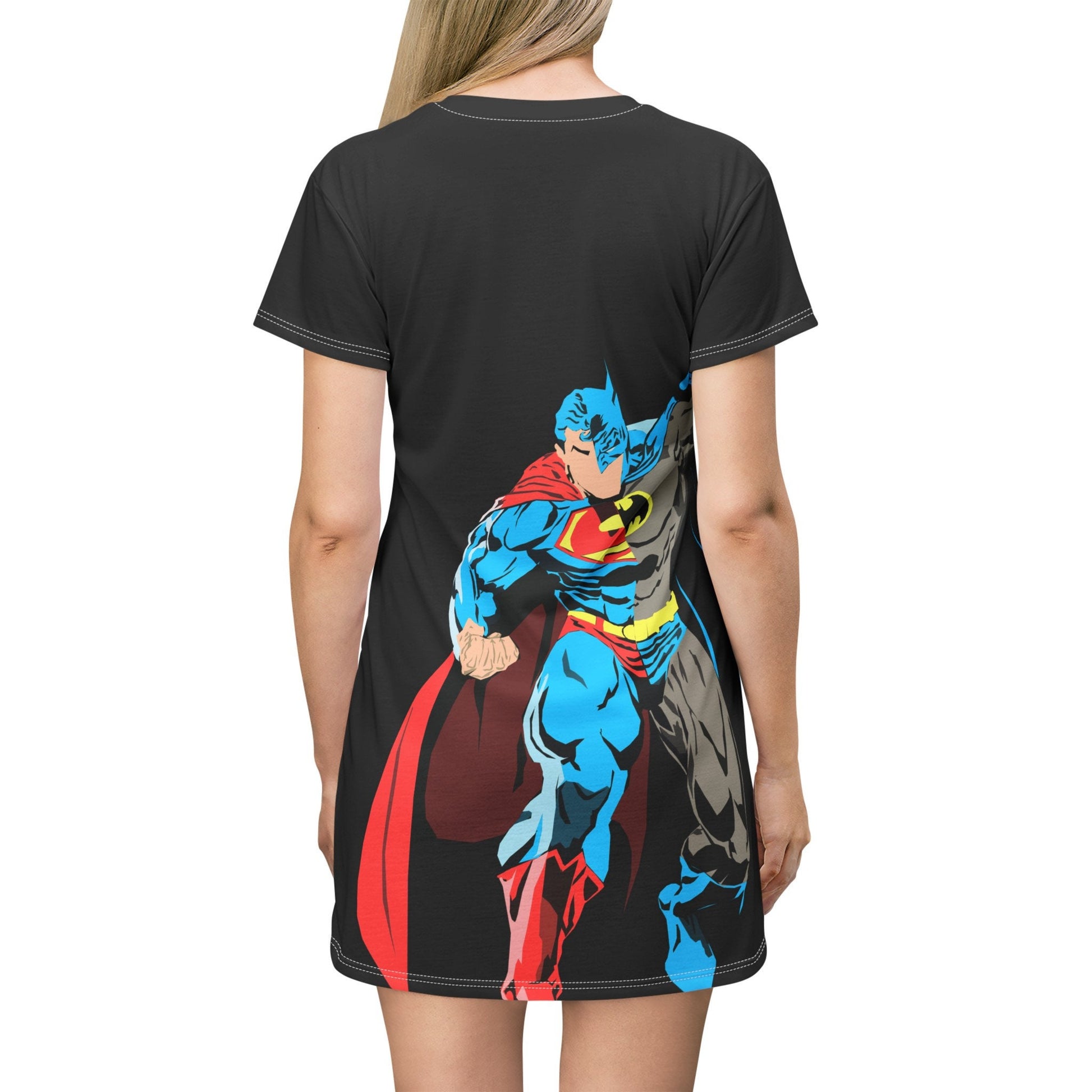 Composite Superman T-Shirt Dress (AOP)